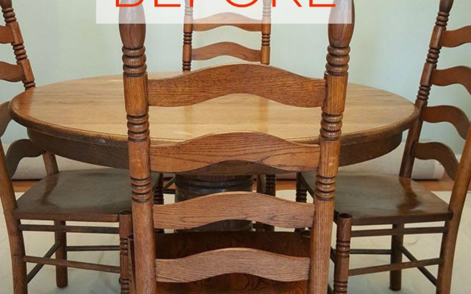 painted dining room furniture before and after - Small Room Design Ideas